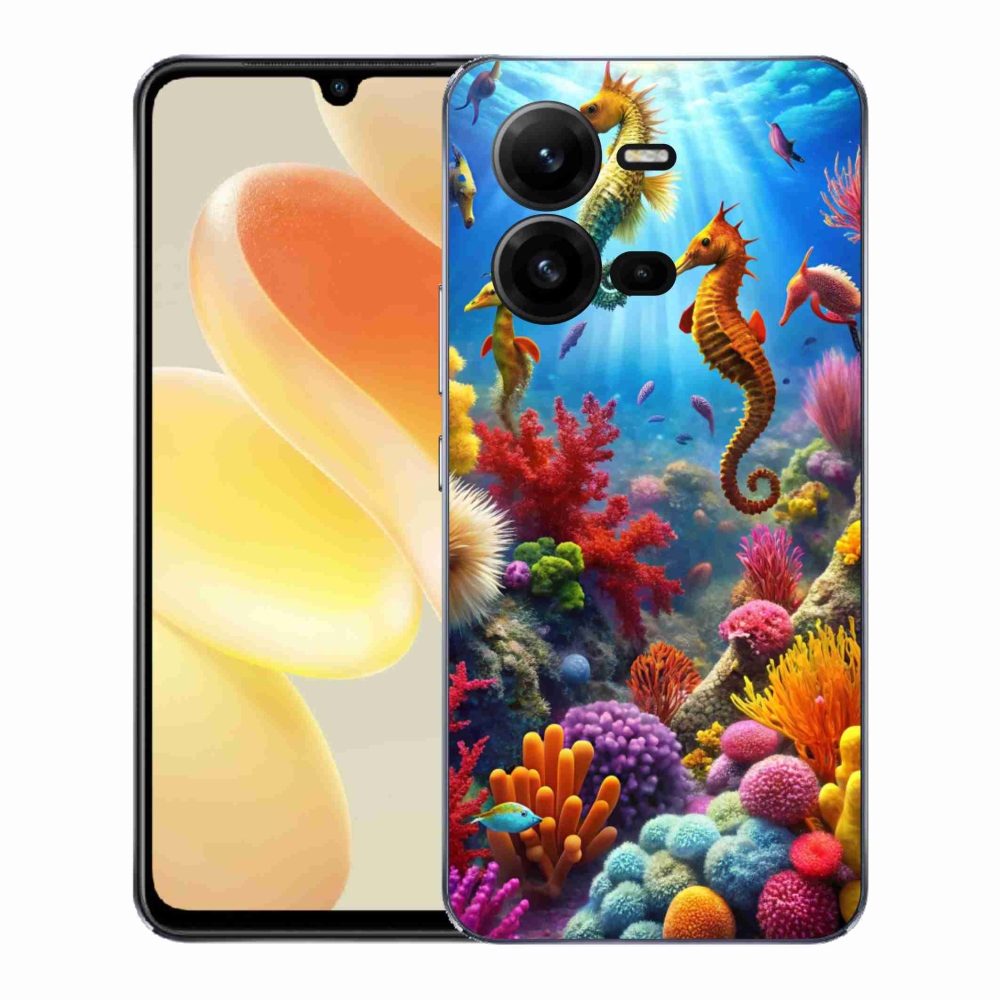 Gél borítás mmCase a Vivo X80 Lite készülékhez - Sea World 3