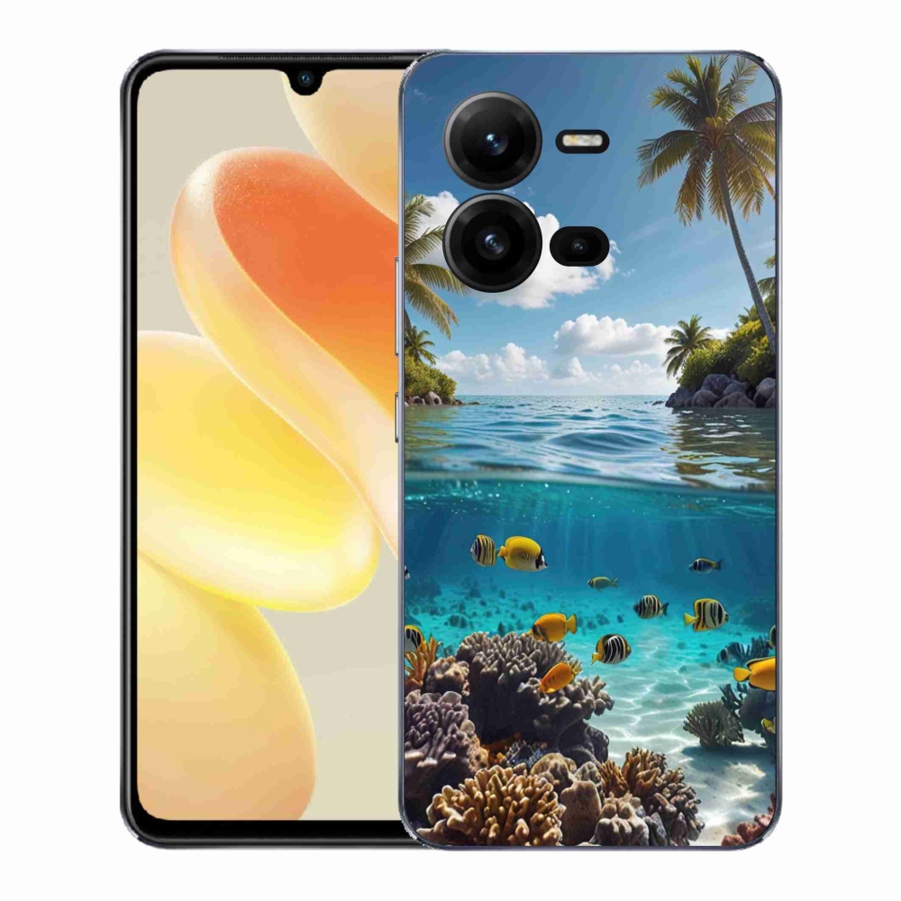 Gél borítás mmCase a Vivo X80 Lite készülékhez - Sea World 4