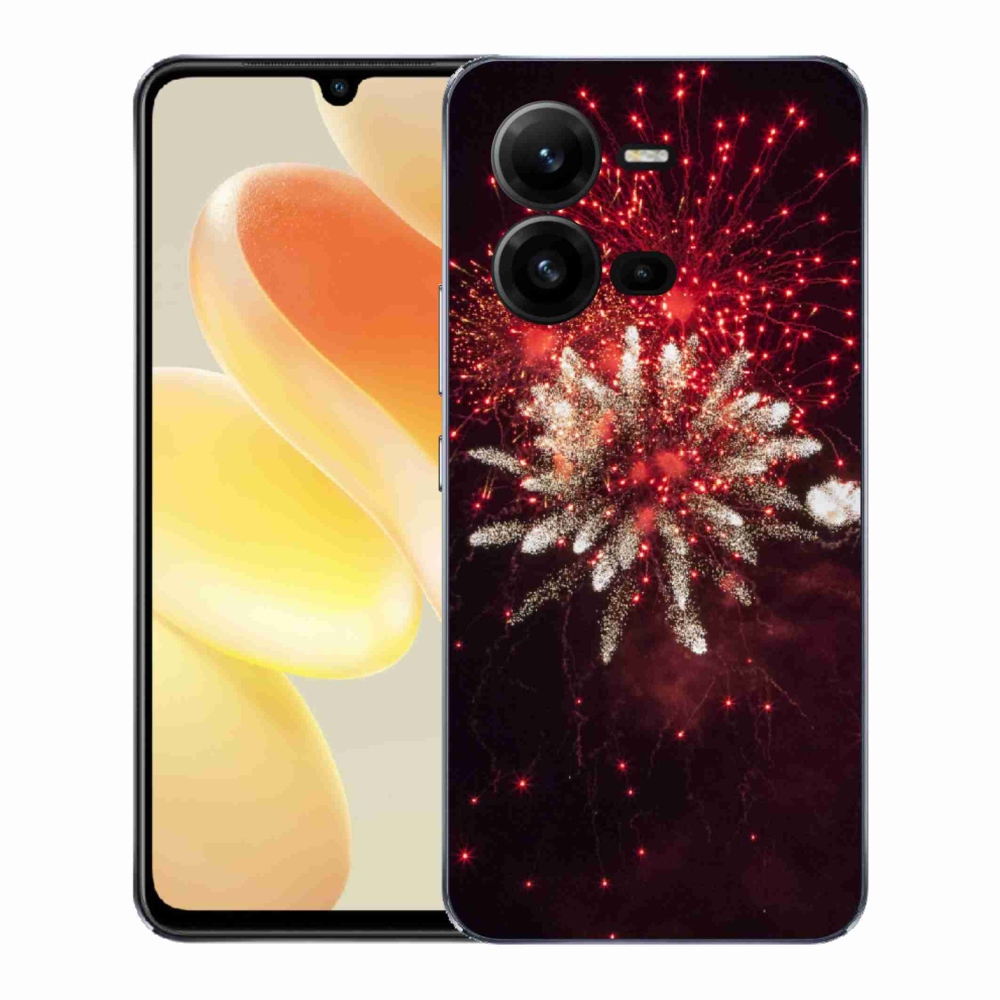 Gél borítás mmCase a Vivo X80 Lite-hoz - tűzijátékok