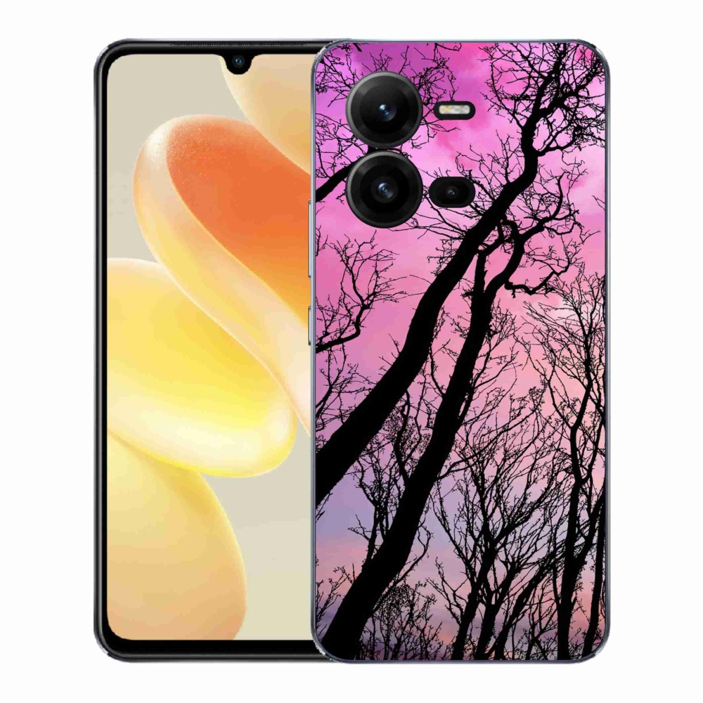 Gél borítás mmCase a Vivo X80 Lite-hoz - kidőlt fák