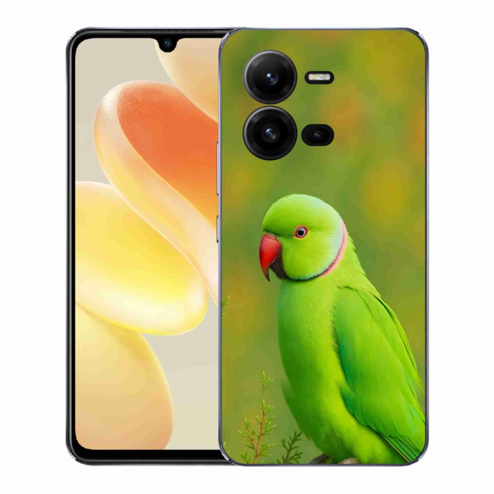 Zselés borítás mmCase a Vivo X80 Lite készülékhez - papagáj Alexander 2