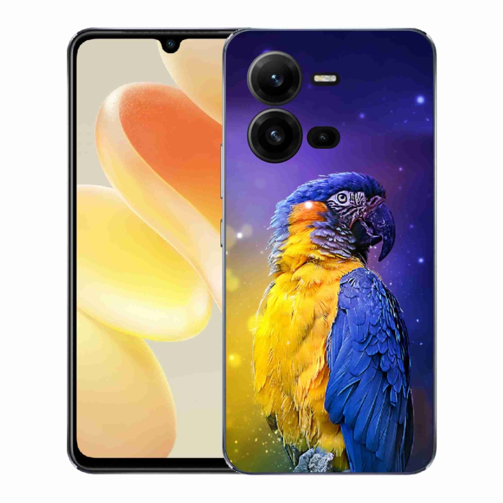 Zselés borítás mmCase a Vivo X80 Lite készülékhez - papagáj ara 1