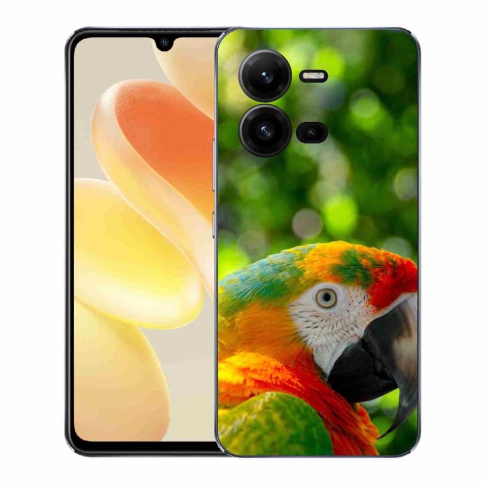 Gél borítás mmCase a Vivo X80 Lite készülékhez - papagáj ara 3