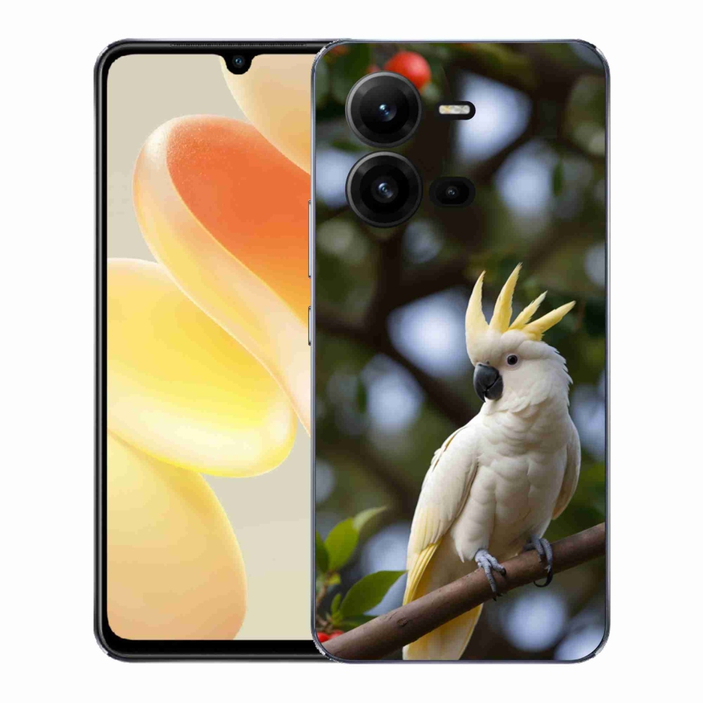 Gél borítás mmCase a Vivo X80 Lite készülékhez - papagáj kakadu 3