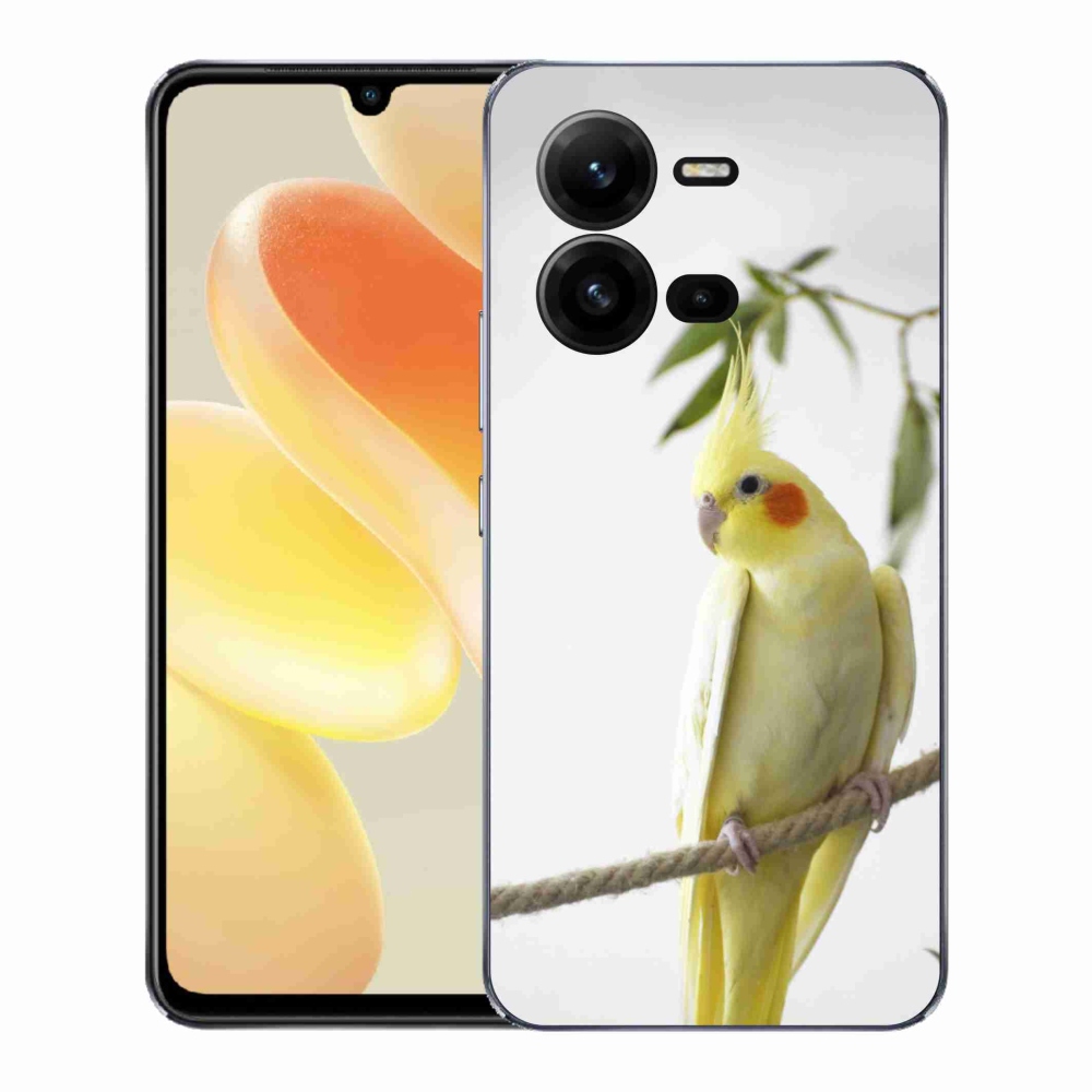 Gél borító mmCase a Vivo X80 Lite készülékhez - papagáj korela chocholatá