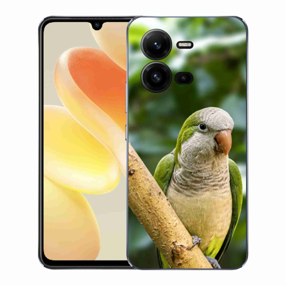 Zselés borítás mmCase a Vivo X80 Lite készülékhez - papagáj