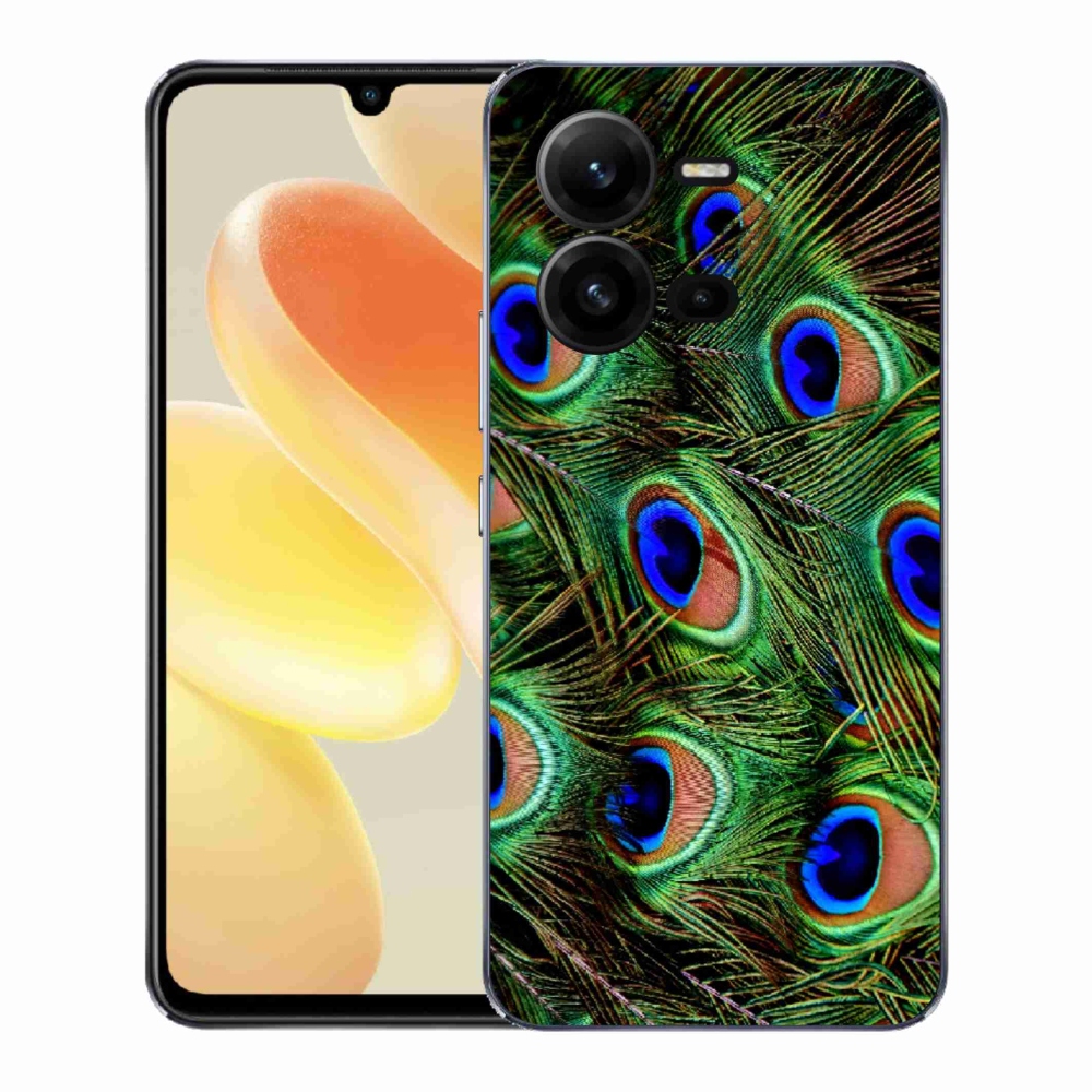 Gél borítás mmCase a Vivo X80 Lite készülékhez - pávatoll