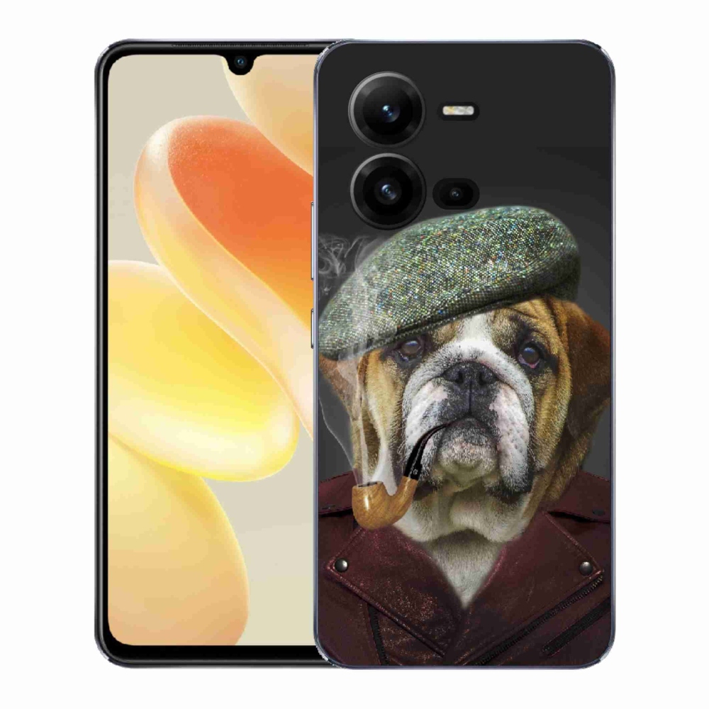 Gél borítás mmCase a Vivo X80 Lite-hoz - kutya csővel