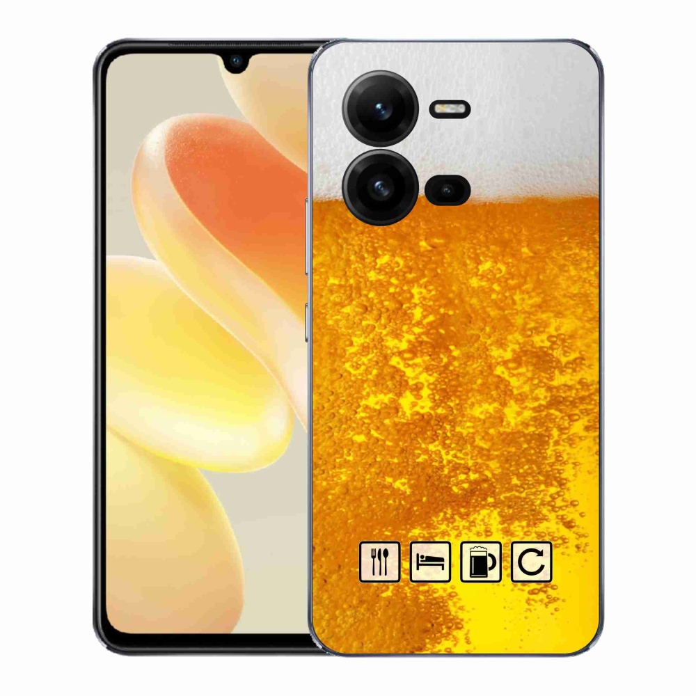 Gél borítás mmCase a Vivo X80 Lite készülékhez - sör motívum 3