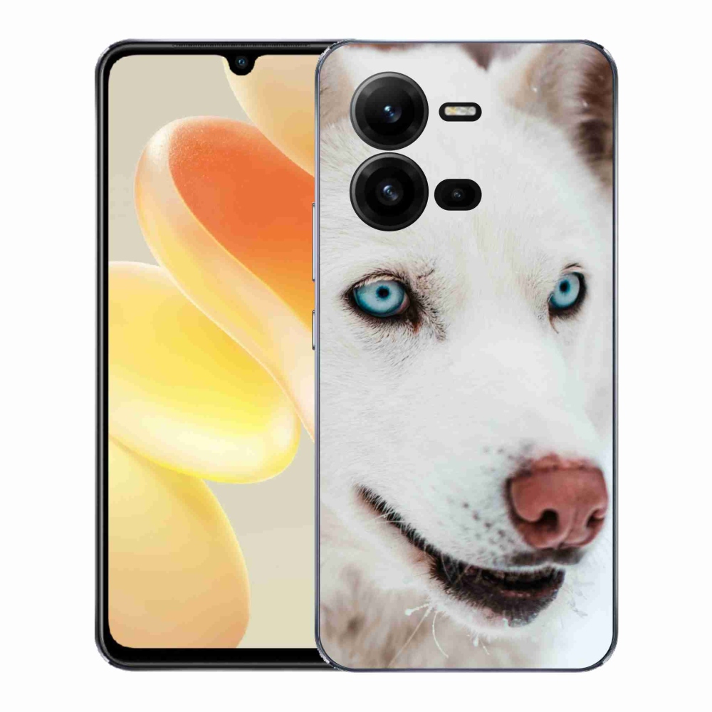 Zselés borítás mmCase a Vivo X80 Lite-on - kutyaszemmel nézve