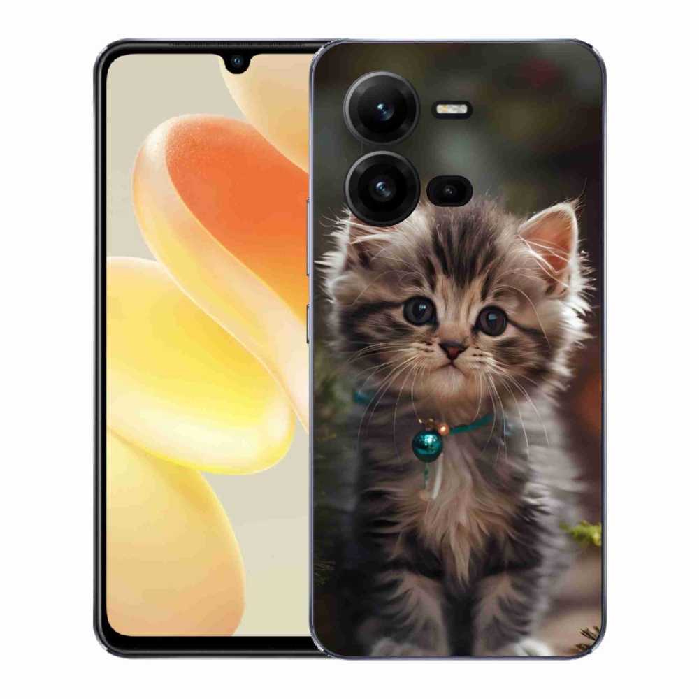 Gél borítás mmCase a Vivo X80 Lite készülékhez - aranyos cica 11