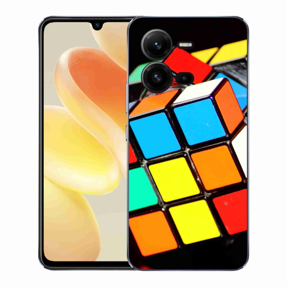 Gél borítás mmCase a Vivo X80 Lite készülékhez - Rubik-kocka