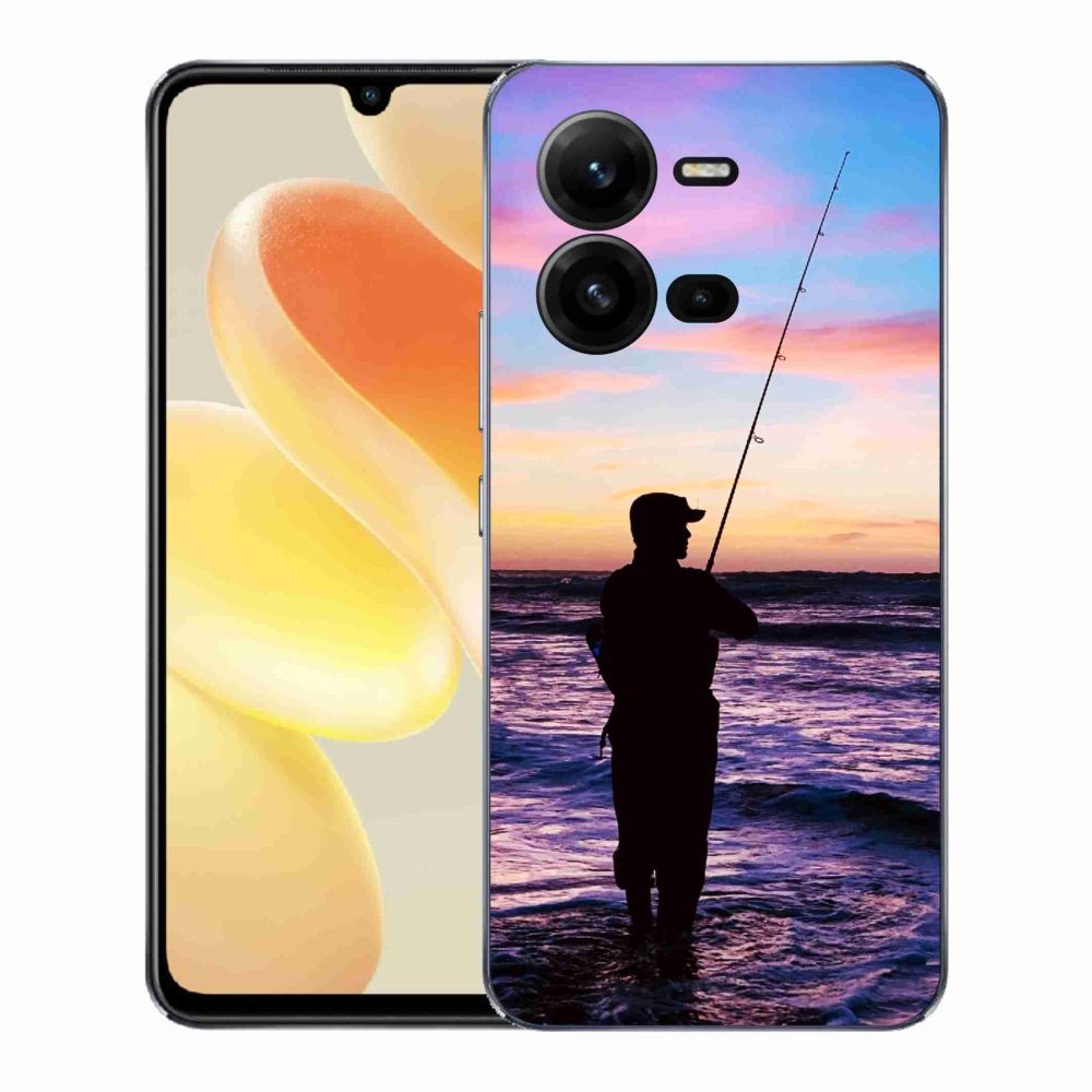 Zselés borítás mmCase a Vivo X80 Lite számára - halászat 1