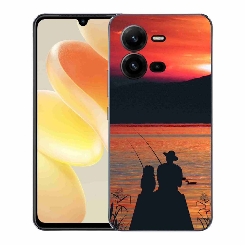 Gél borítás mmCase a Vivo X80 Lite számára - halászat 3