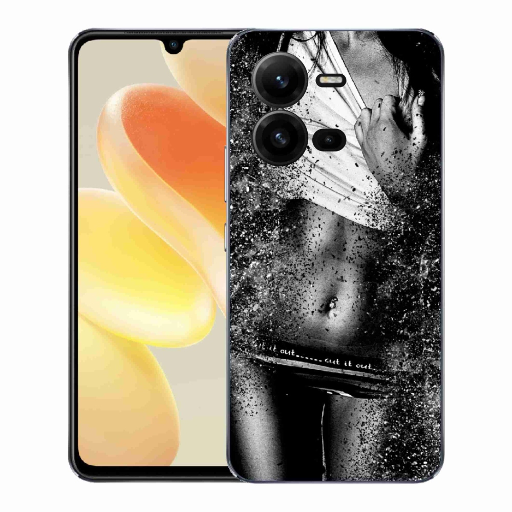 Gél borítás mmCase a Vivo X80 Lite-hoz - szexi nő 1