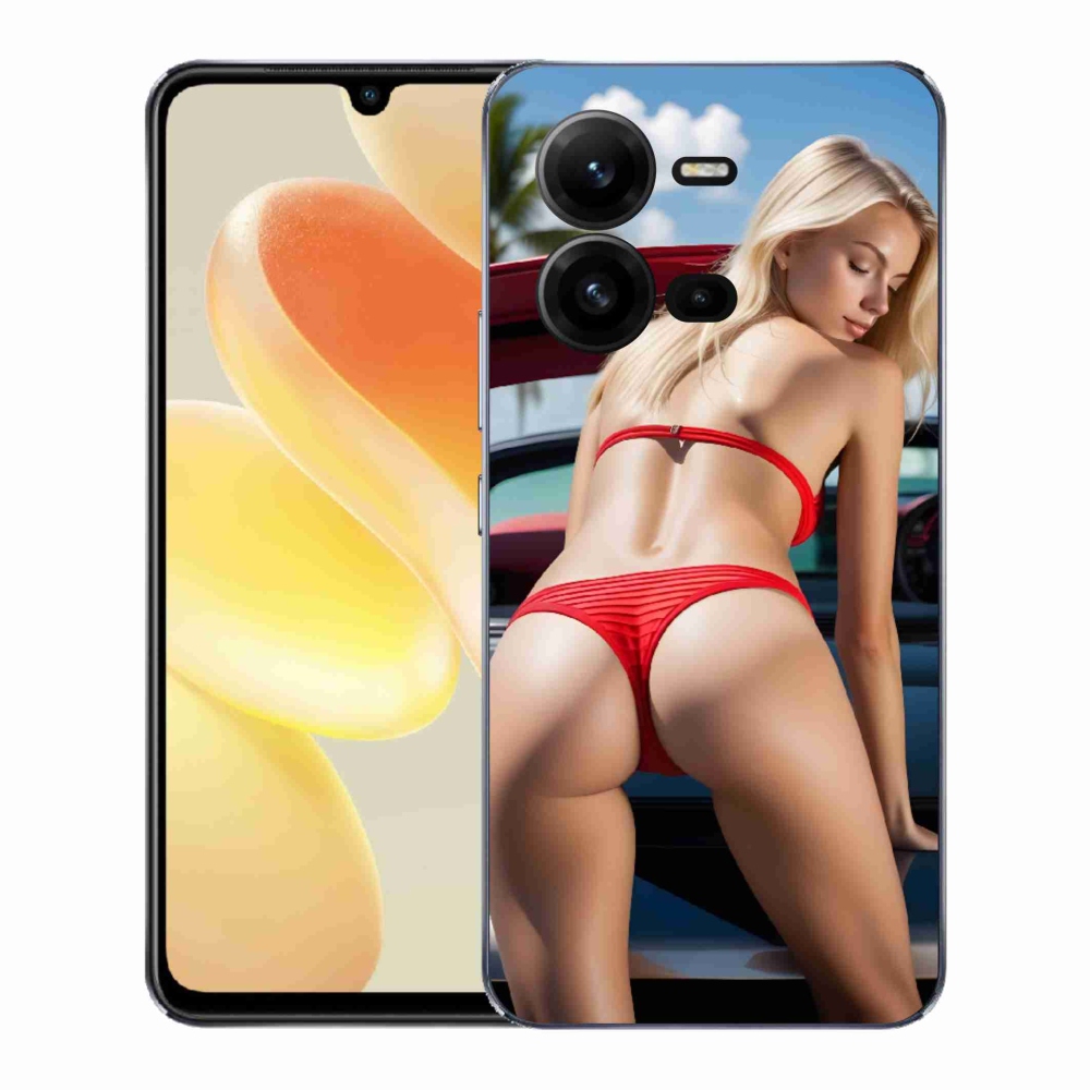 Gél borítás mmCase a Vivo X80 Lite-hoz - szexi nő 2