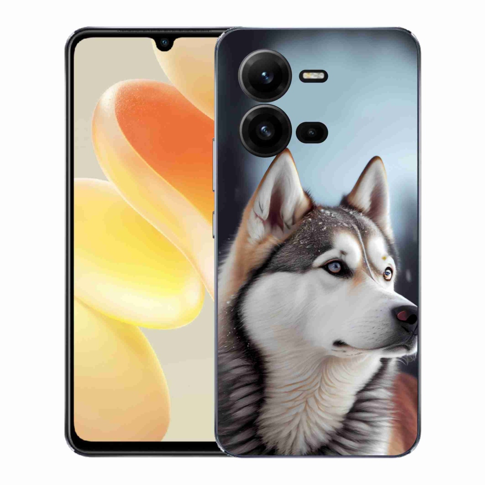 Gél borítás mmCase a Vivo X80 Lite készülékhez - Szibériai Husky
