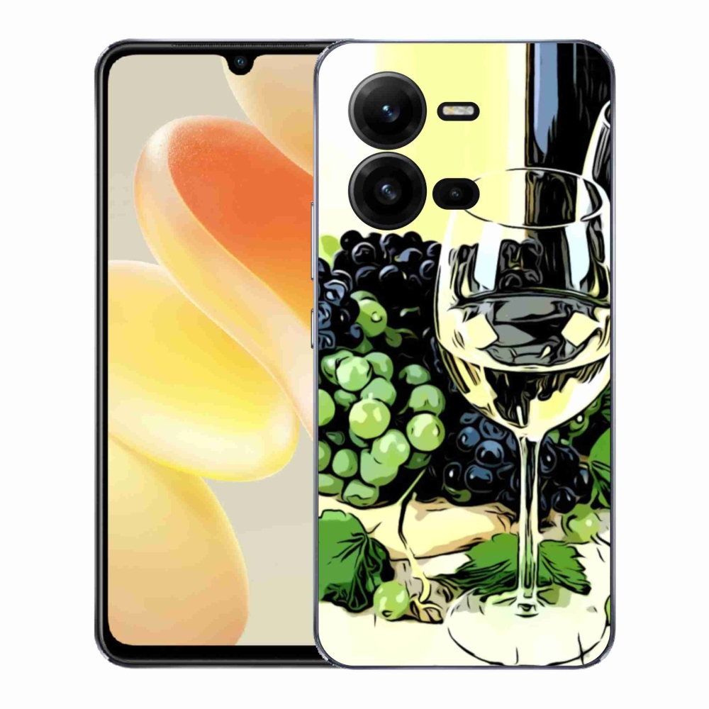 Gél borítás mmCase a Vivo X80 Lite készülékhez - borospohár