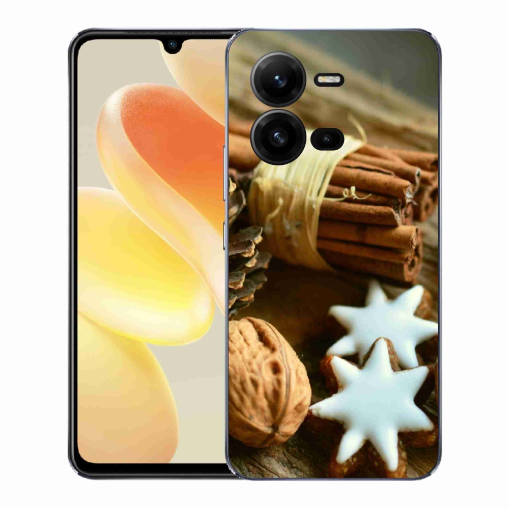 Gél borítás mmCase a Vivo X80 Lite készülékhez - fahéj és mézeskalács