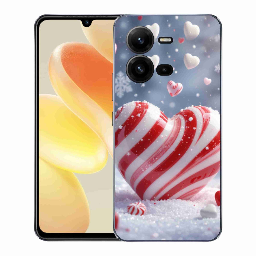 Gél borítás mmCase a Vivo X80 Lite-hoz - édes szív