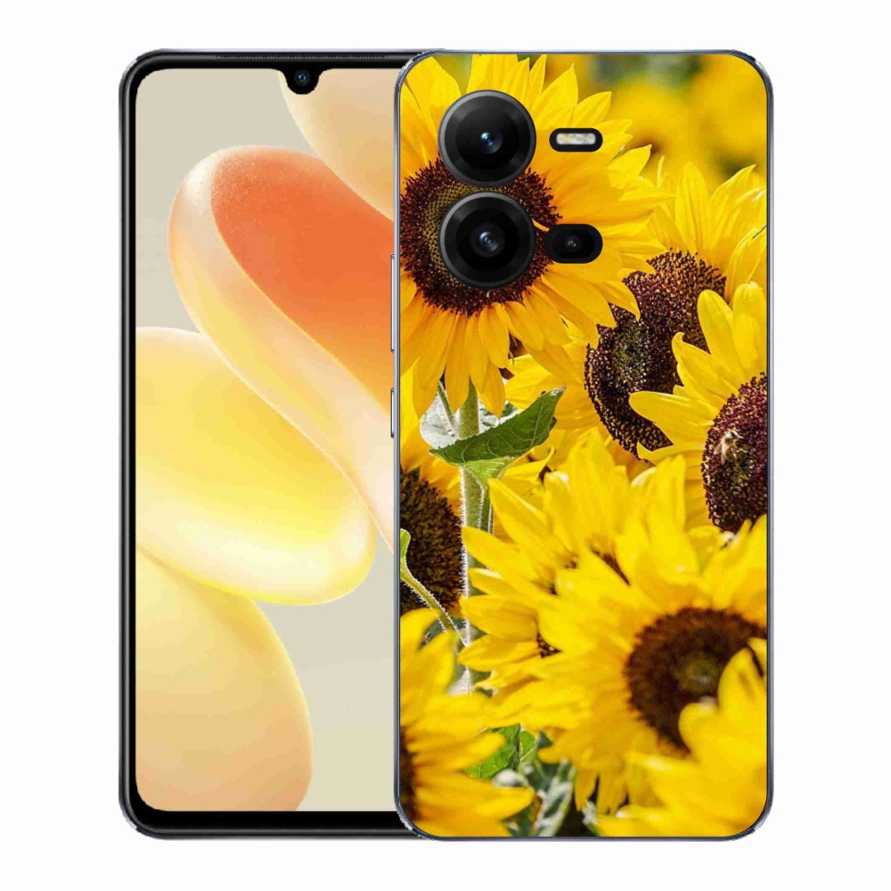Gél borítás mmCase a Vivo X80 Lite készülékhez - Napraforgó