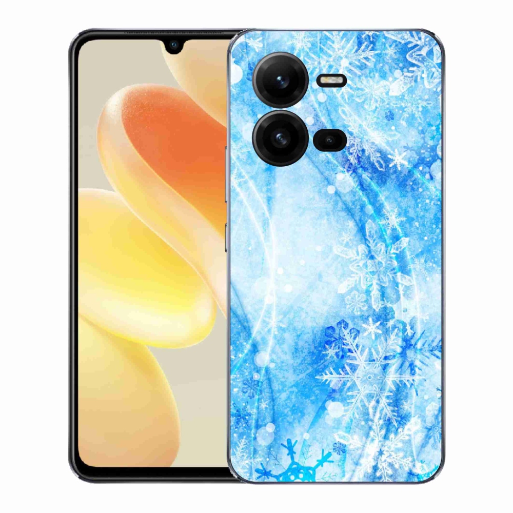 Gél borítás mmCase a Vivo X80 Lite készülékhez - hópelyhek
