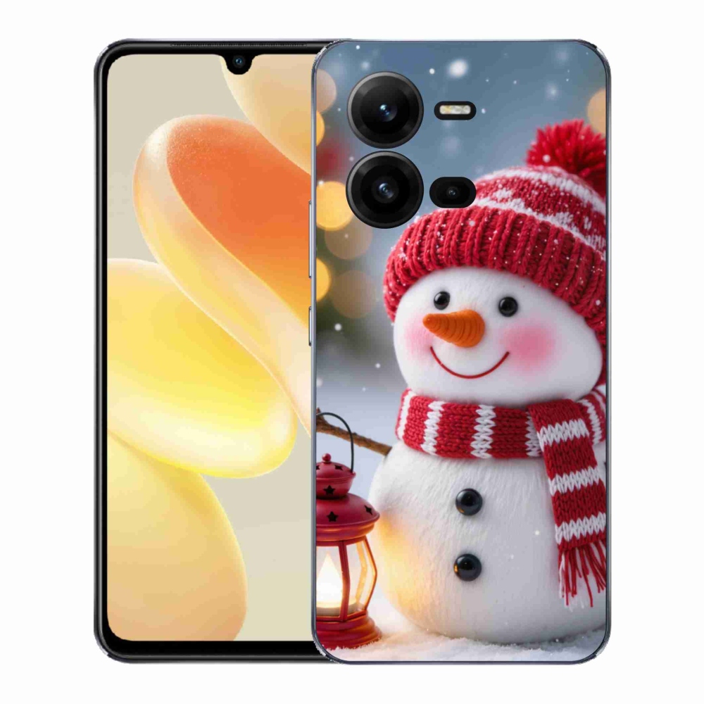 Gél borítás mmCase a Vivo X80 Lite készülékhez - hóember 2