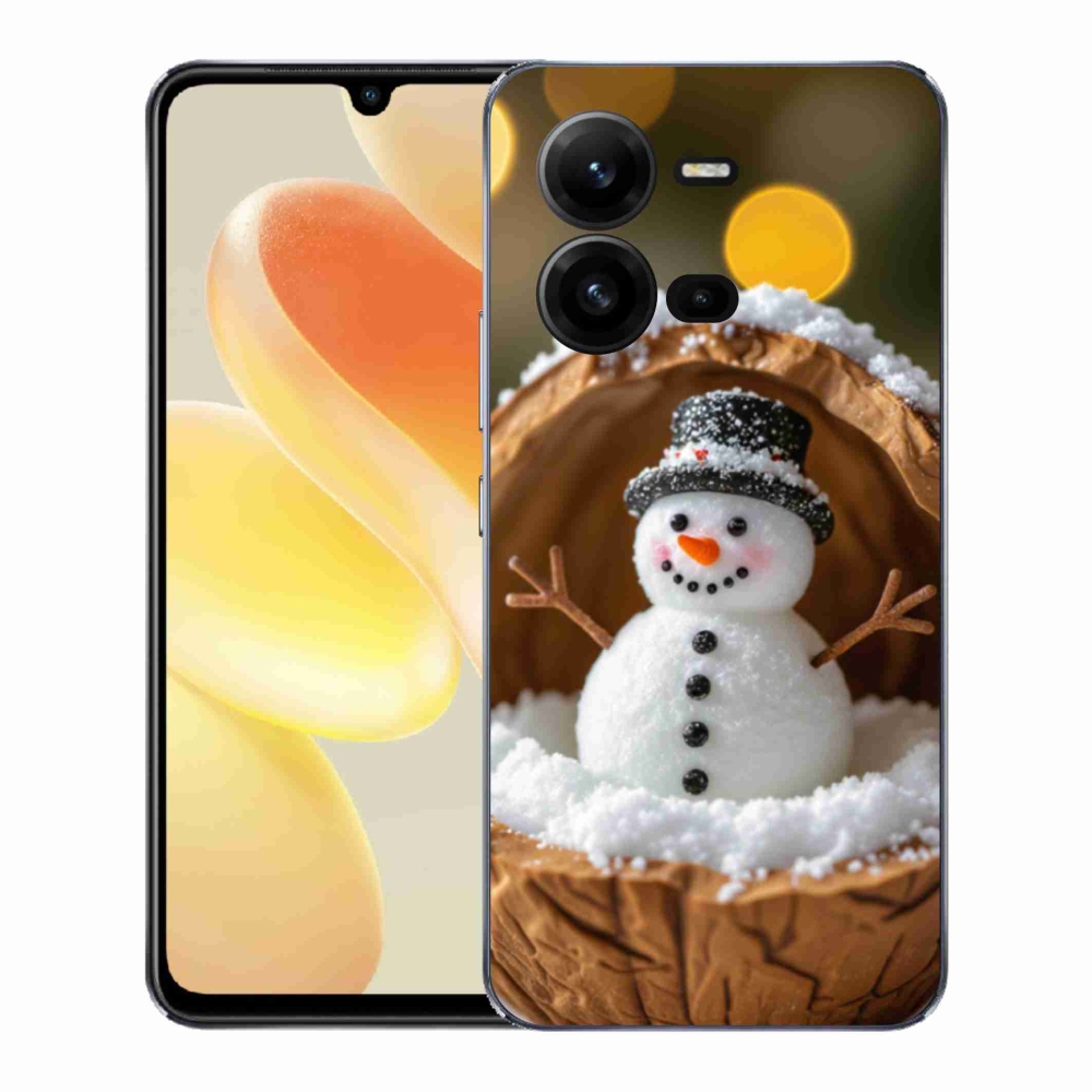 Gél borítás mmCase a Vivo X80 Lite készülékhez - hóember 4