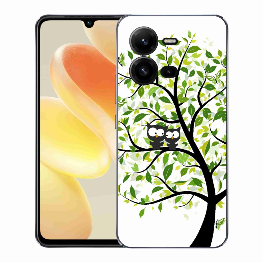 Gél borítás mmCase a Vivo X80 Lite készülékhez - baglyok a fán