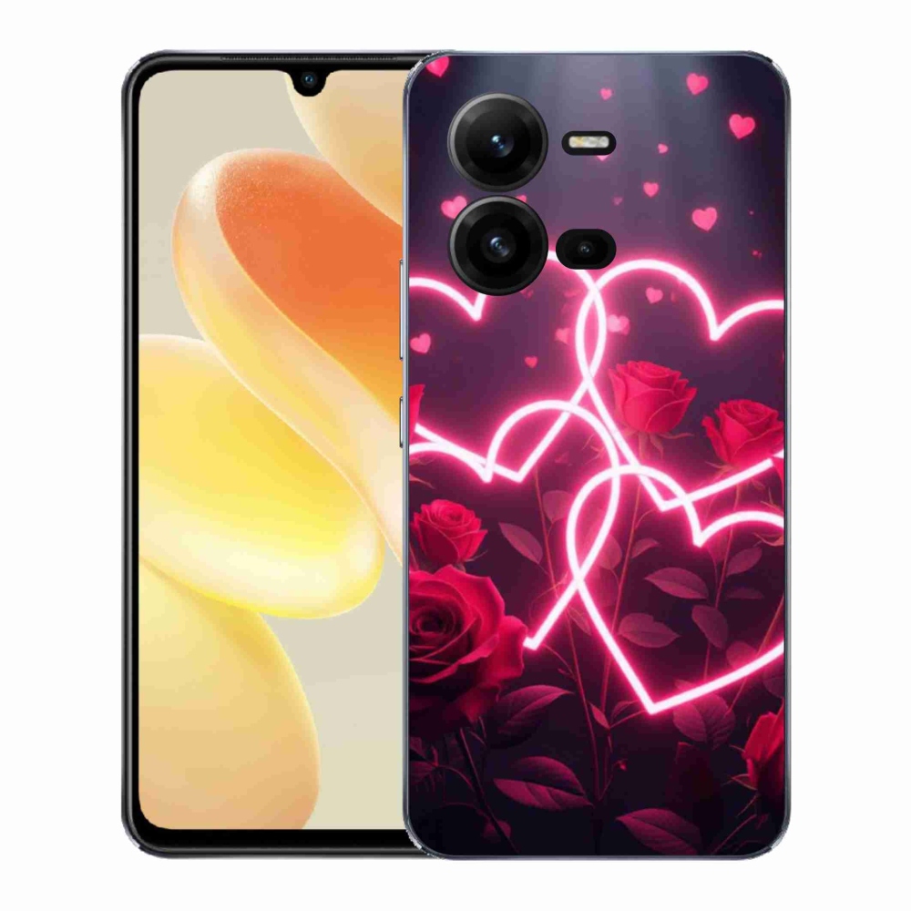 Gél borítás mmCase a Vivo X80 Lite-hoz - A szerelem szíve