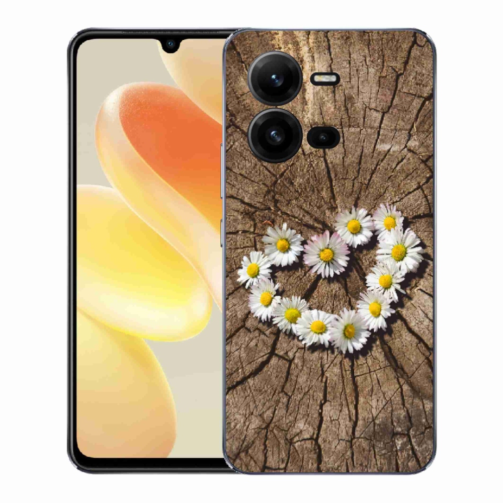 Gél borítás mmCase a Vivo X80 Lite készülékhez - Százszorszép szív