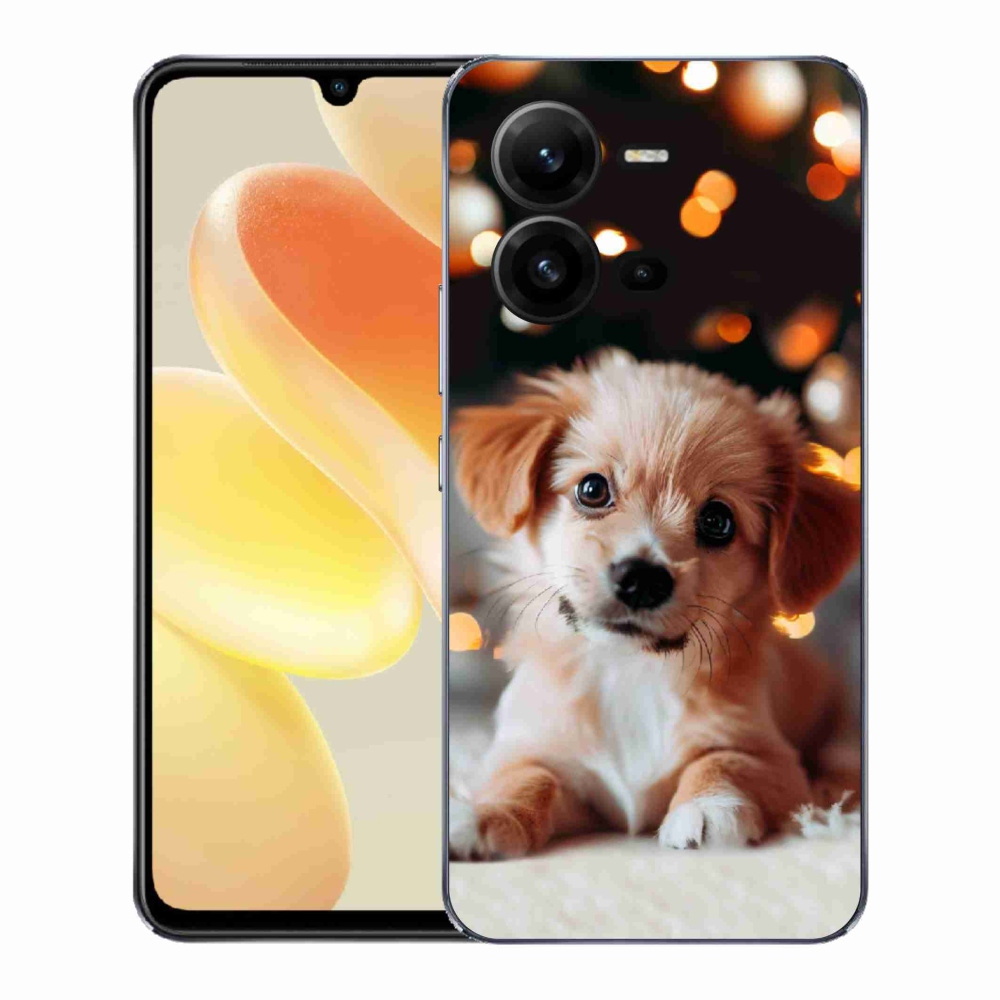 Gél borítás mmCase a Vivo X80 Lite készülékhez - kölyökkutyakék