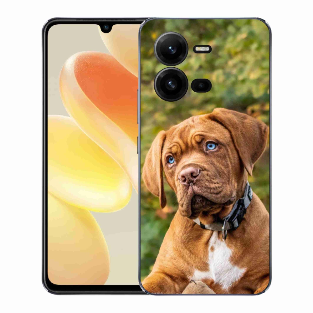 Gél borítás mmCase a Vivo X80 Lite készülékhez - kölyökkutyakék