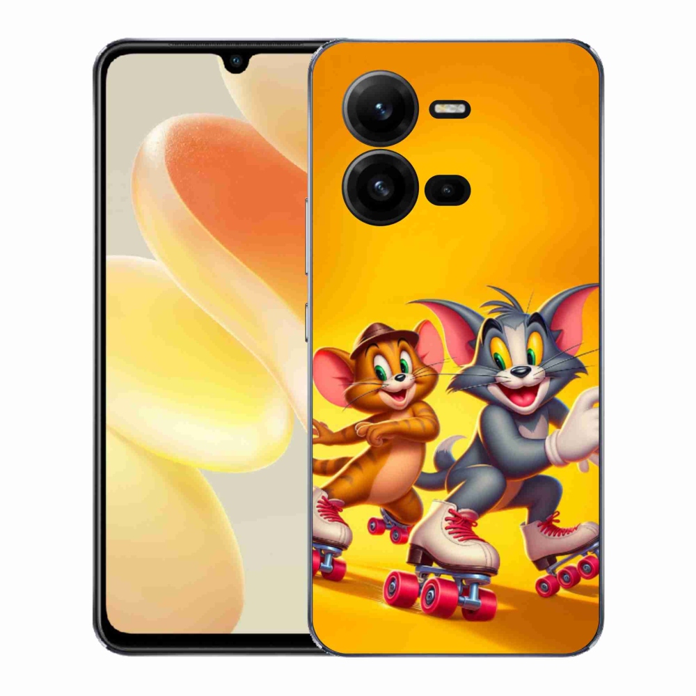 Gél borítás mmCase a Vivo X80 Lite-hoz - tom and jerry