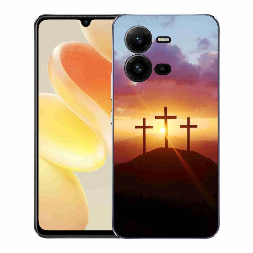 Zselés borítás mmCase a Vivo X80 Lite-hoz - három kereszt