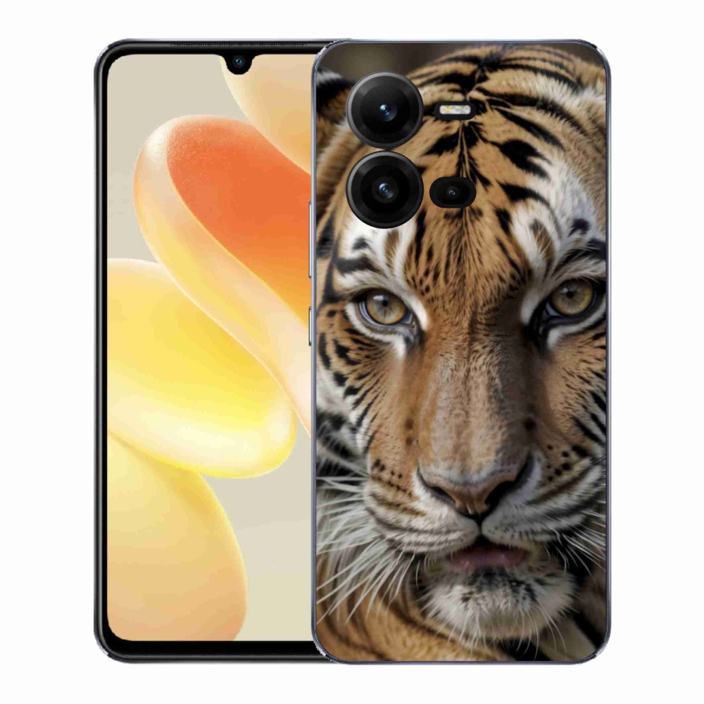 Gél borítás mmCase a Vivo X80 Lite-on - tigris nézet