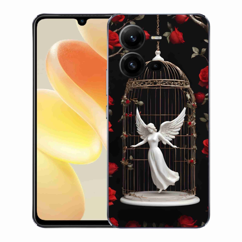 Zselés borítás mmCase a Vivo X80 Lite készülékhez - csapdába esett angyal