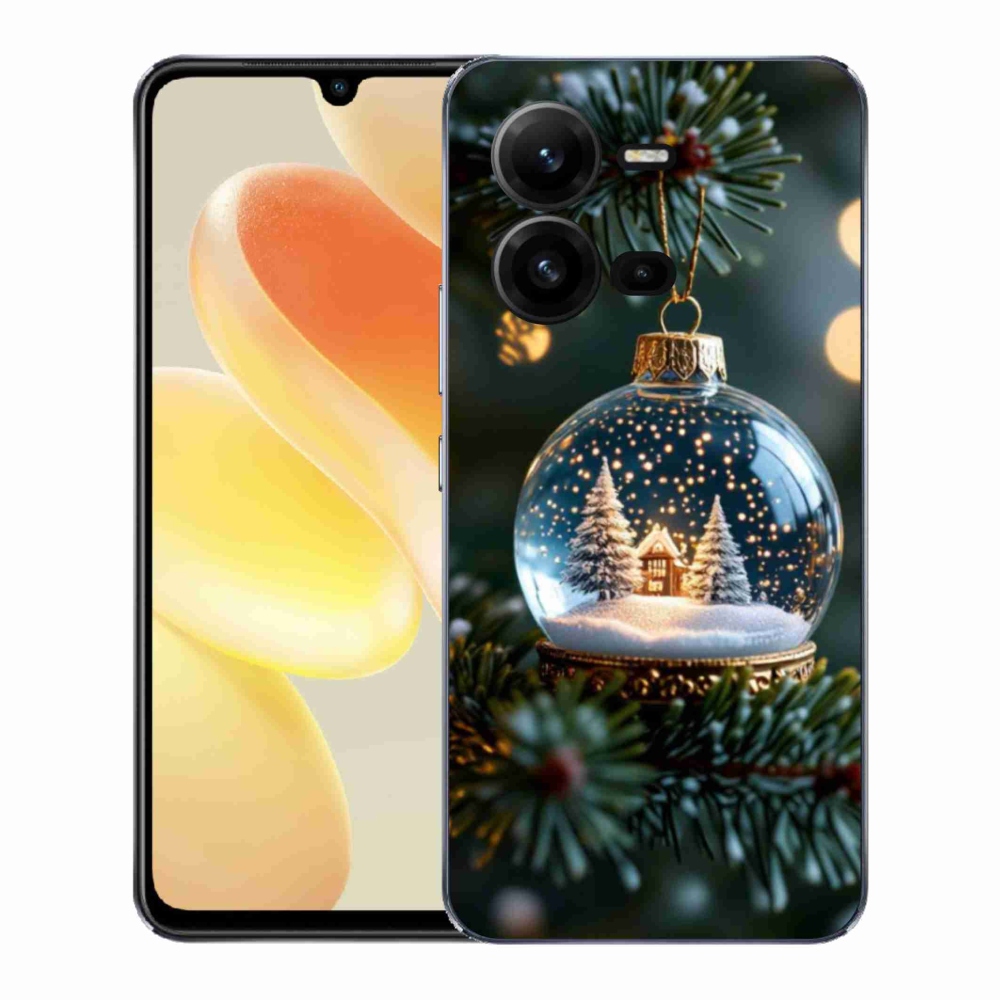 Gél borítás mmCase a Vivo X80 Lite-hoz - Karácsonyi gömbök 2