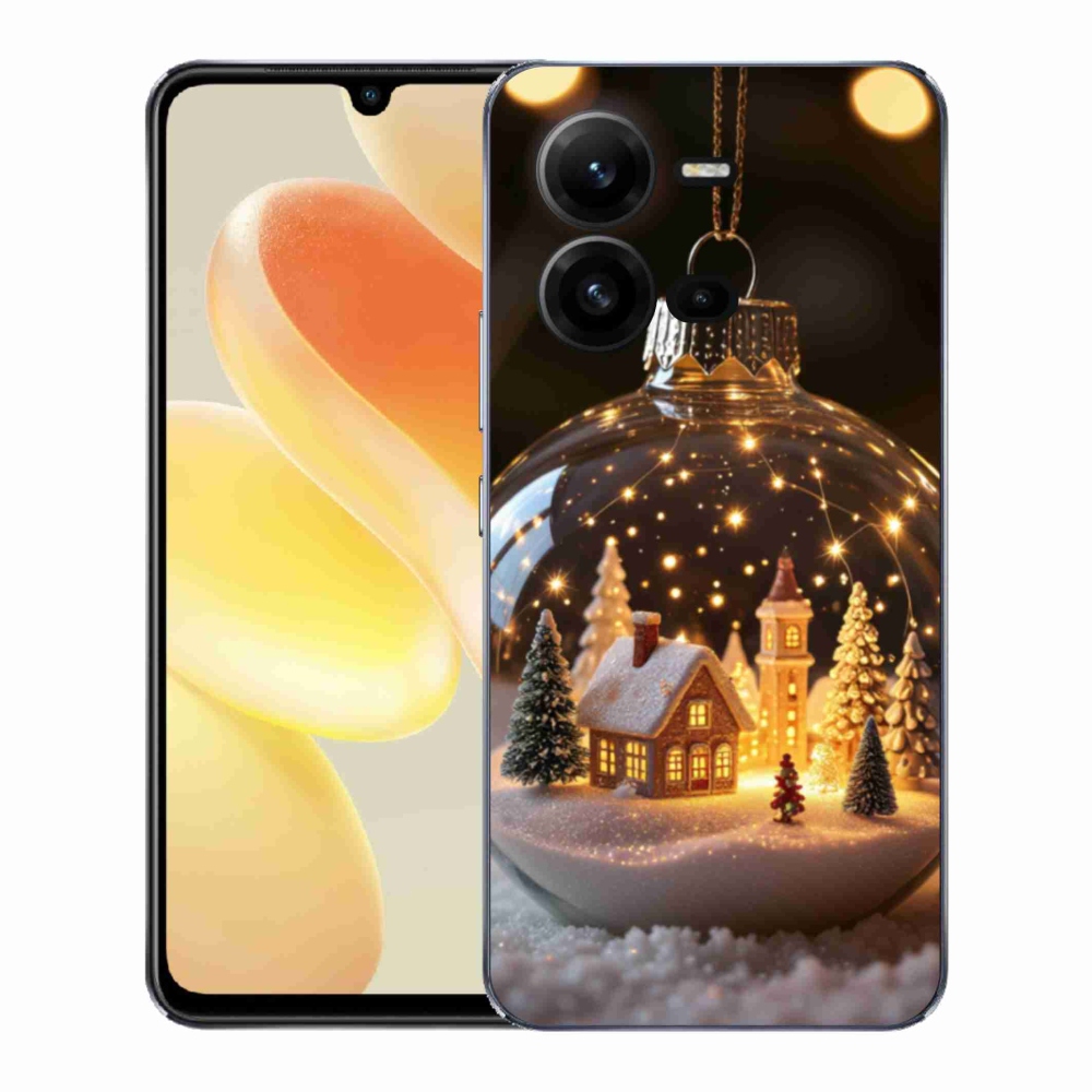 Gél borítás mmCase a Vivo X80 Lite-hoz - Karácsonyi golyók 3