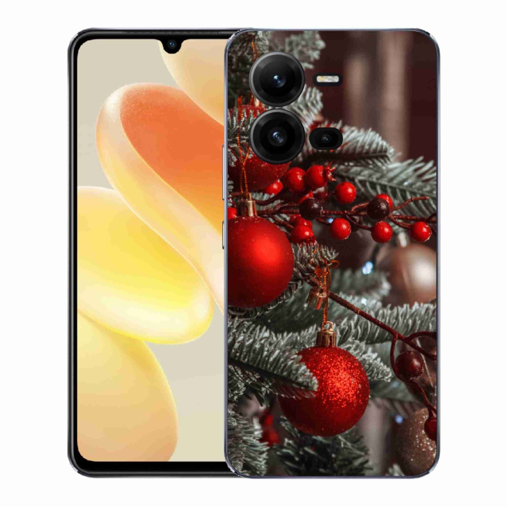 Gél borítás mmCase a Vivo X80 Lite számára - karácsonyi dekorációk 2