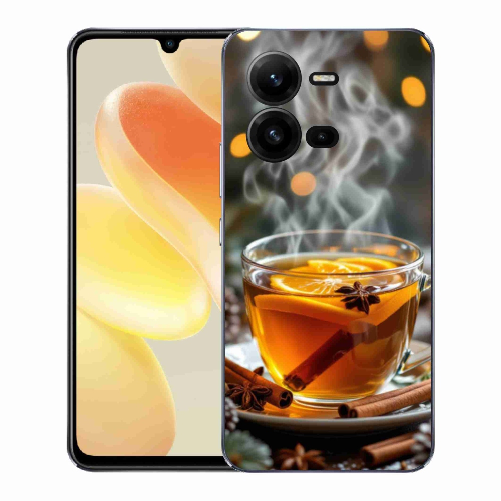 Gél borítás mmCase a Vivo X80 Lite-hoz - Karácsonyi lyukasztás