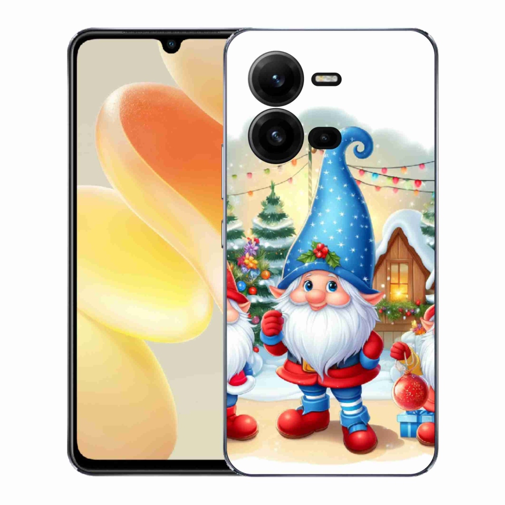 Gél borítás mmCase a Vivo X80 Lite-hoz - Karácsonyi manók