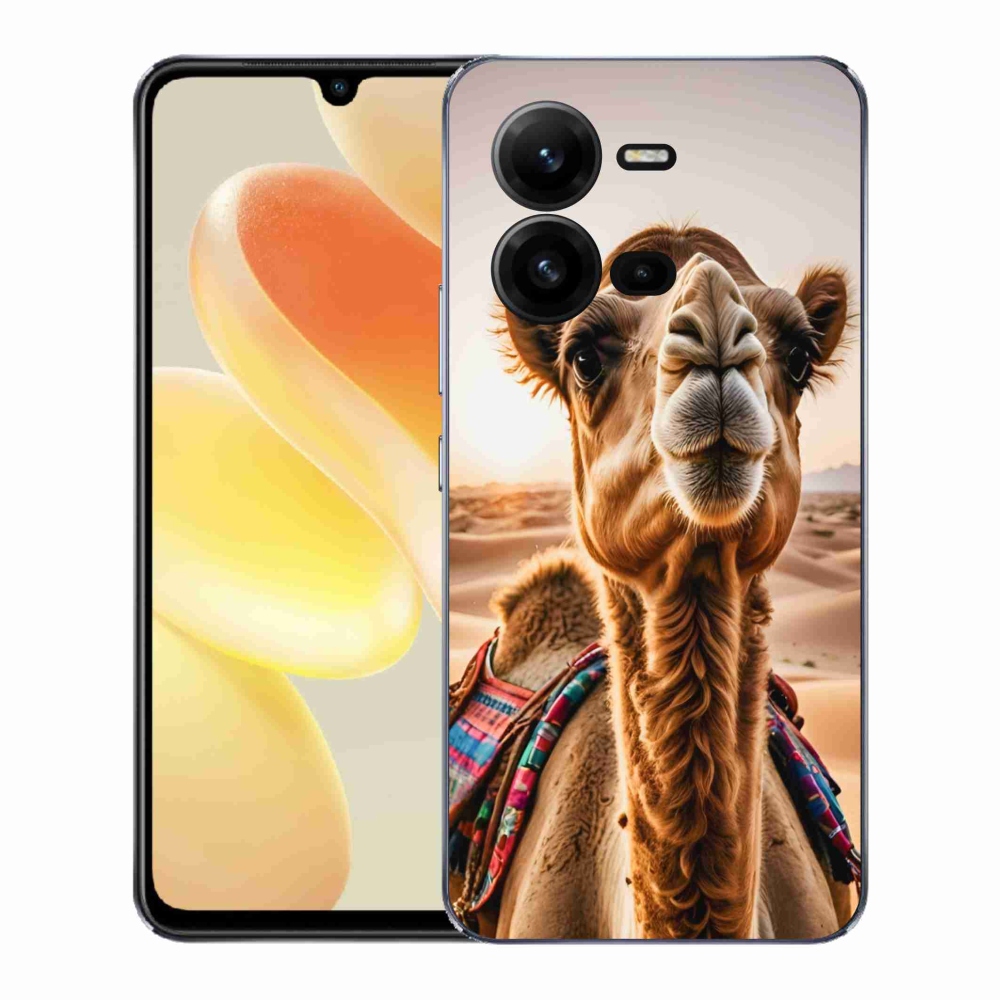 Gél borítás mmCase a Vivo X80 Lite készülékhez - teve színű