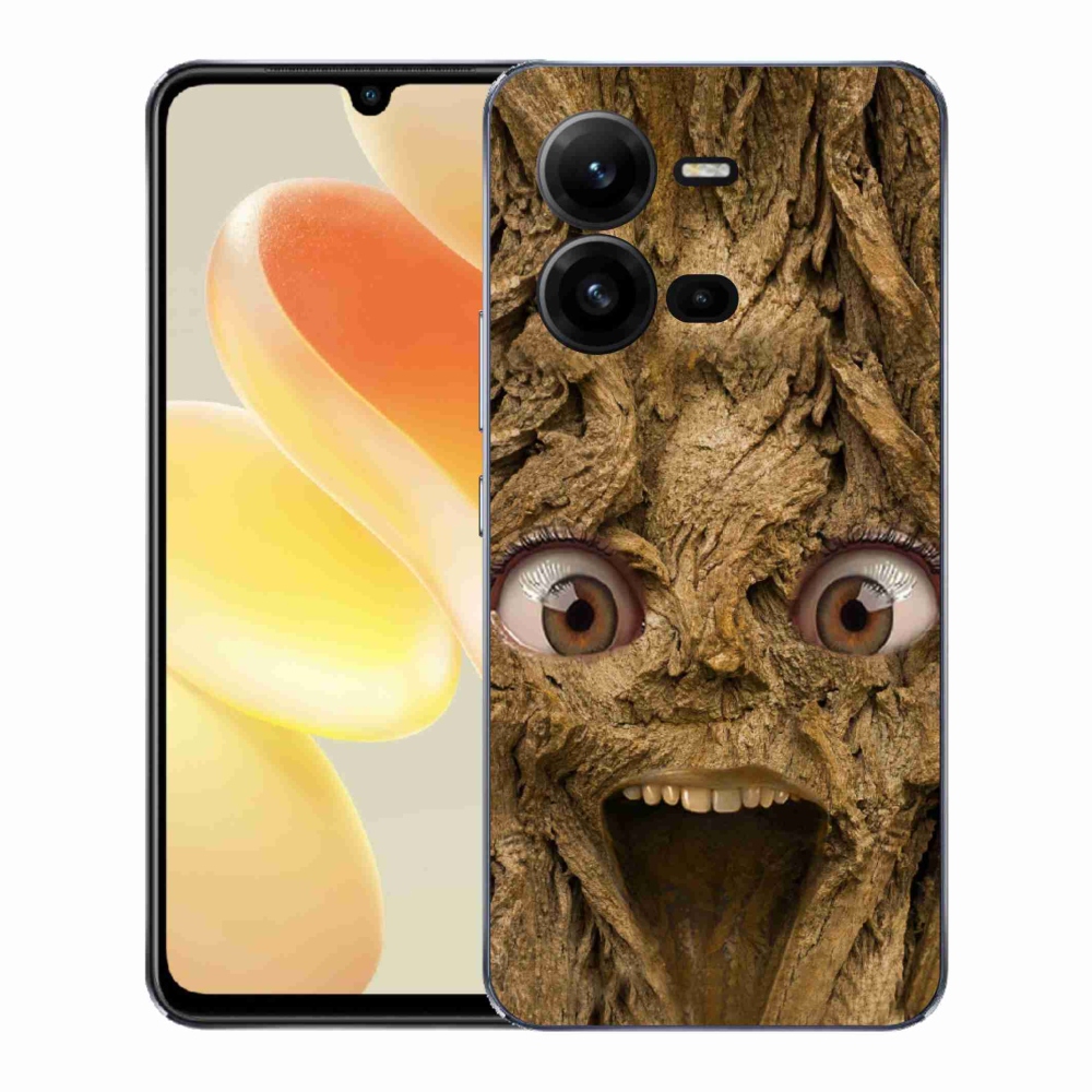 Gélburkolat mmCase a Vivo X80 Lite-on - boldog fa szemekkel