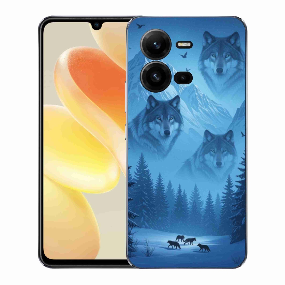 Gél védőburkolat mmCase a Vivo X80 Lite-hoz - farkas csomag