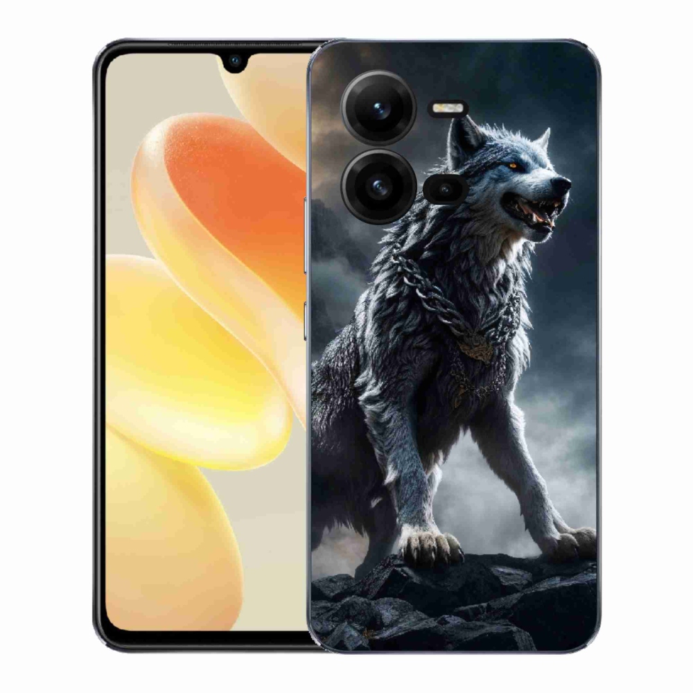 Gél borítás mmCase a Vivo X80 Lite készülékhez - farkas 1