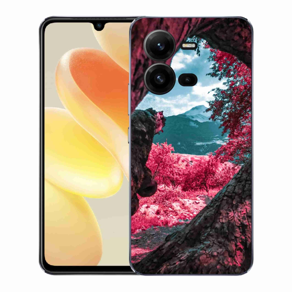 Gél borítás mmCase a Vivo X80 Lite-on - hegyi kilátás