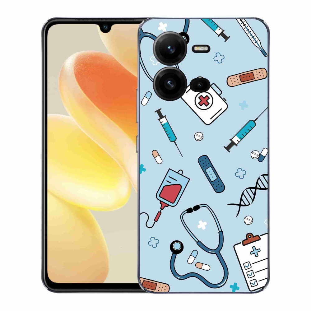 Gél borító mmCase a Vivo X80 Lite készülékhez - egészség 1