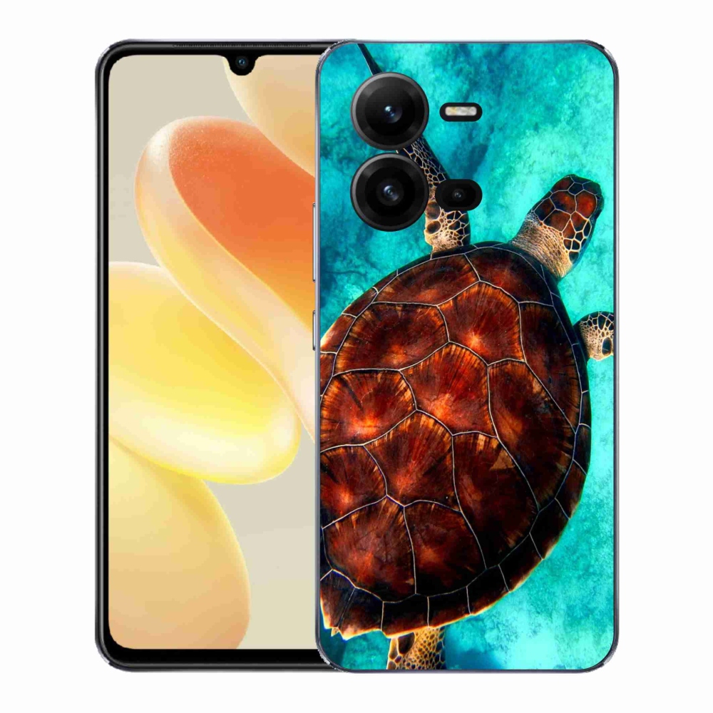 Gél borítás mmCase a Vivo X80 Lite készülékhez - teknősbéka