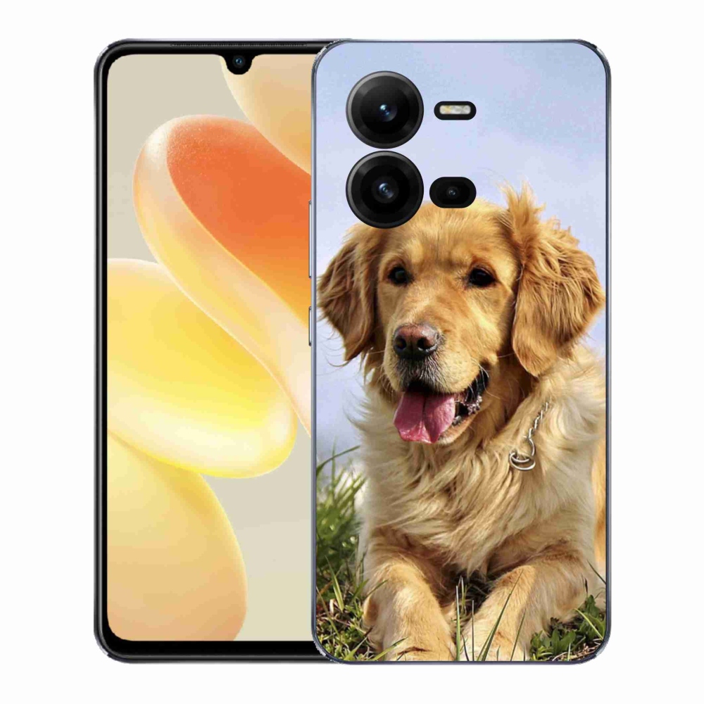 Gél borítás mmCase a Vivo X80 Lite készülékhez - arany retriever